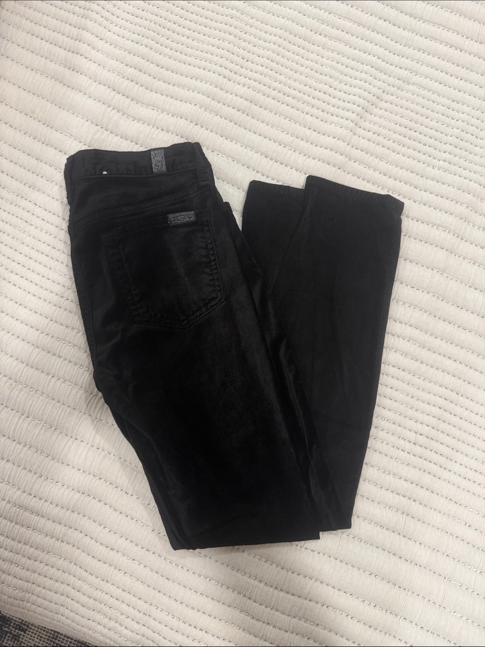 7 for all Mankind velvet ankle skinny